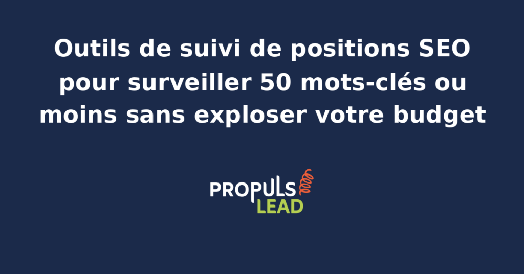 Tableau de bord d'un outil de suivi de positions SEO affichant l'évolution hebdomadaire des classements Google pour une cinquantaine de mots-clés d'une PME française avec graphiques par requête et alertes de variations