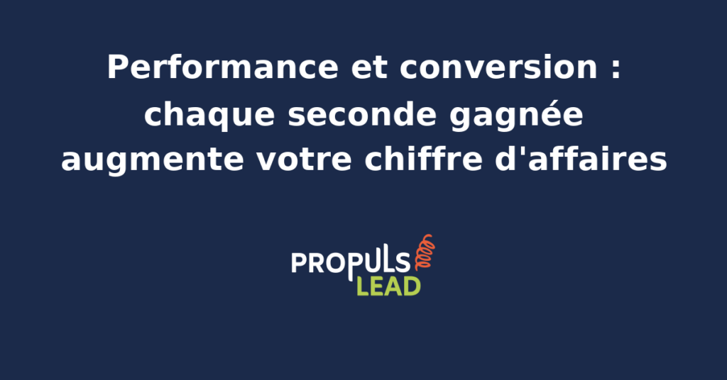 Graphique de corrélation entre temps de chargement en secondes et taux de conversion en pourcentage avec une courbe descendante illustrant la perte de conversions à mesure que la page ralentit