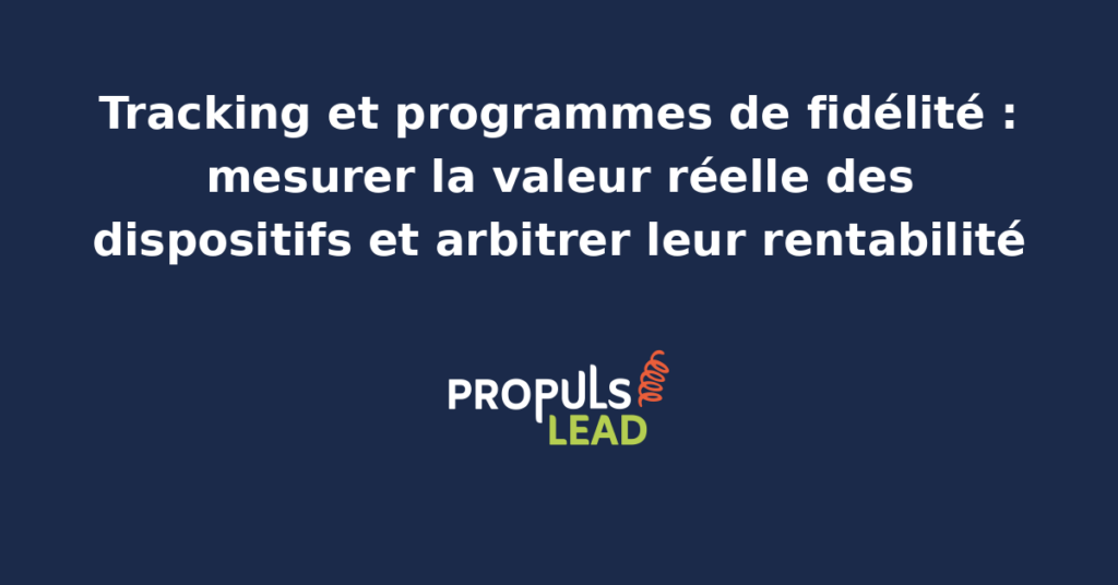 Tableau de bord d'analyse d'un programme de fidélité affichant les indicateurs d'adhésion, de récurrence d'achat, de valeur vie client et de rentabilité incrémentale par segment de membres