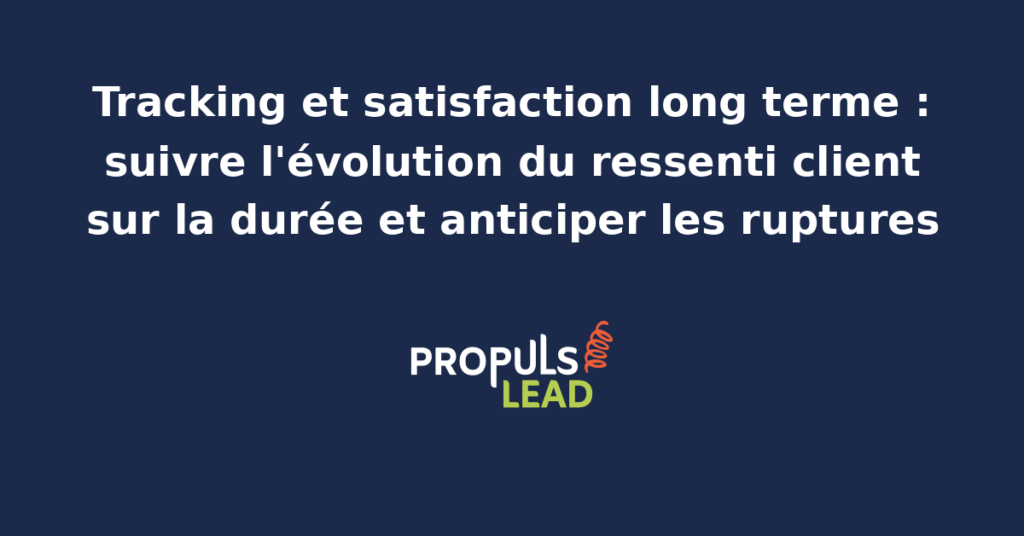 Graphique d'évolution de la satisfaction client sur plusieurs trimestres, avec courbes par cohorte, jalons relationnels marqués et zones d'alerte signalant les inflexions à surveiller