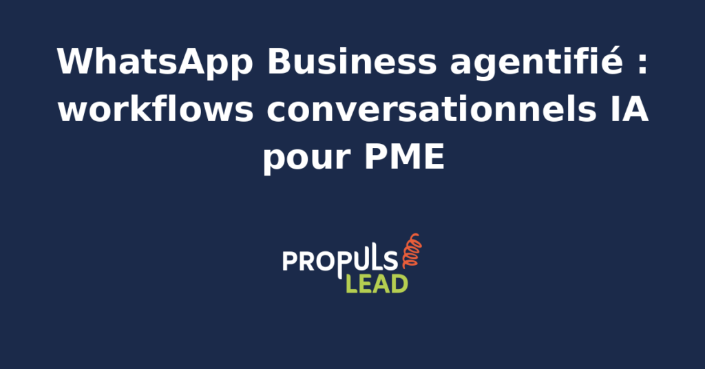 Tableau de bord d'un agent IA branché sur WhatsApp Business qui qualifie les leads, prend les rendez-vous et bascule vers un humain quand la conversation devient sensible.