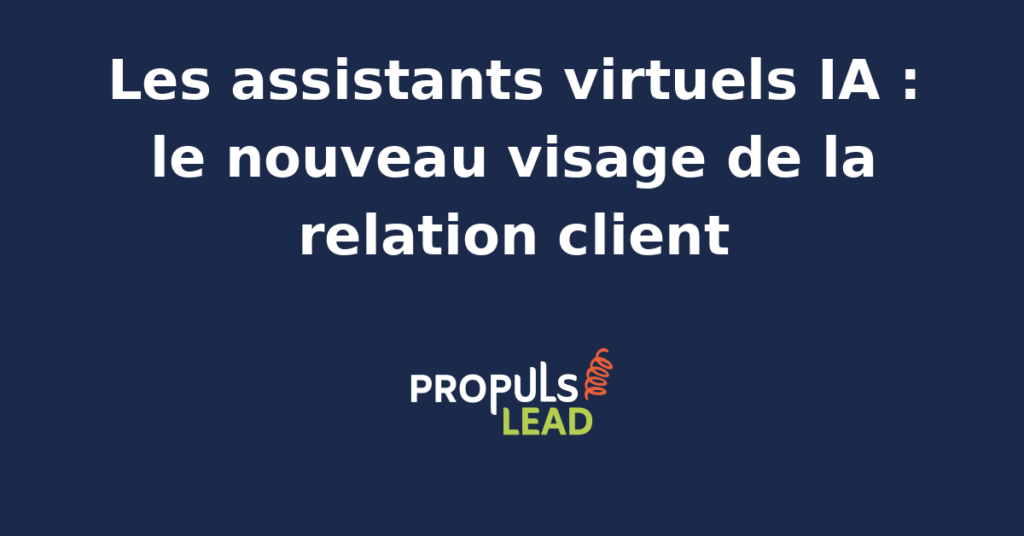 Interface d'un assistant virtuel IA interagissant avec un client pour illustrer la relation client augmentée par l'intelligence artificielle.