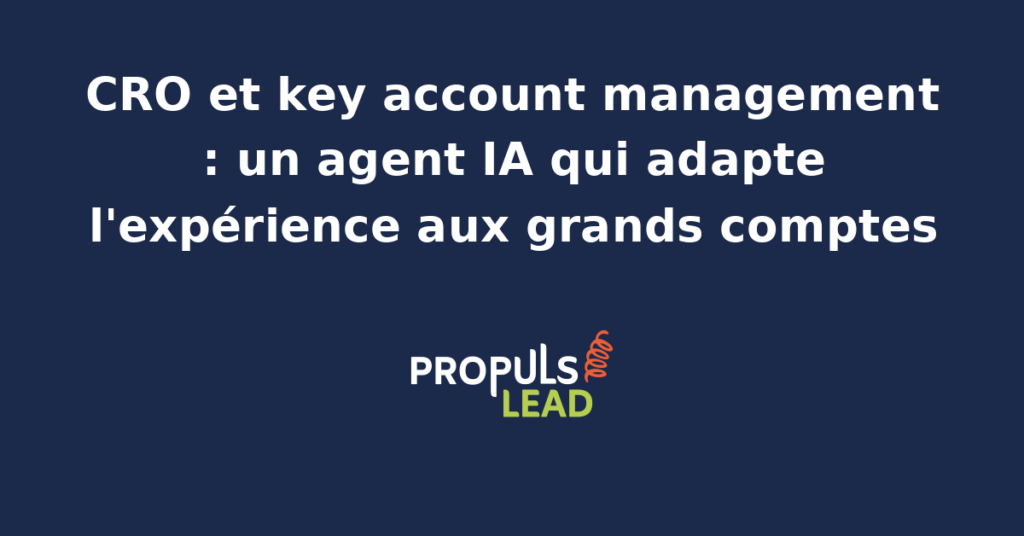 Interface d'un agent IA analysant les données d'un grand compte pour personnaliser son parcours d'achat.