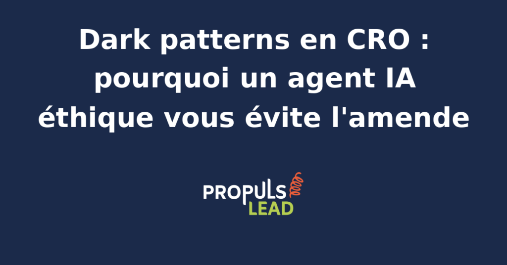 Interface d'un agent IA éthique signalant les dark patterns d'une page de vente avec faux compte à rebours, cases pré-cochées et désabonnement masqué détectés
