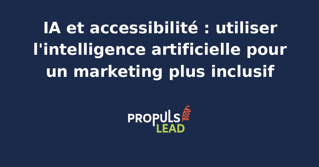 Interface d'outil d'IA analysant l'accessibilité d'un site web pour un marketing inclusif.