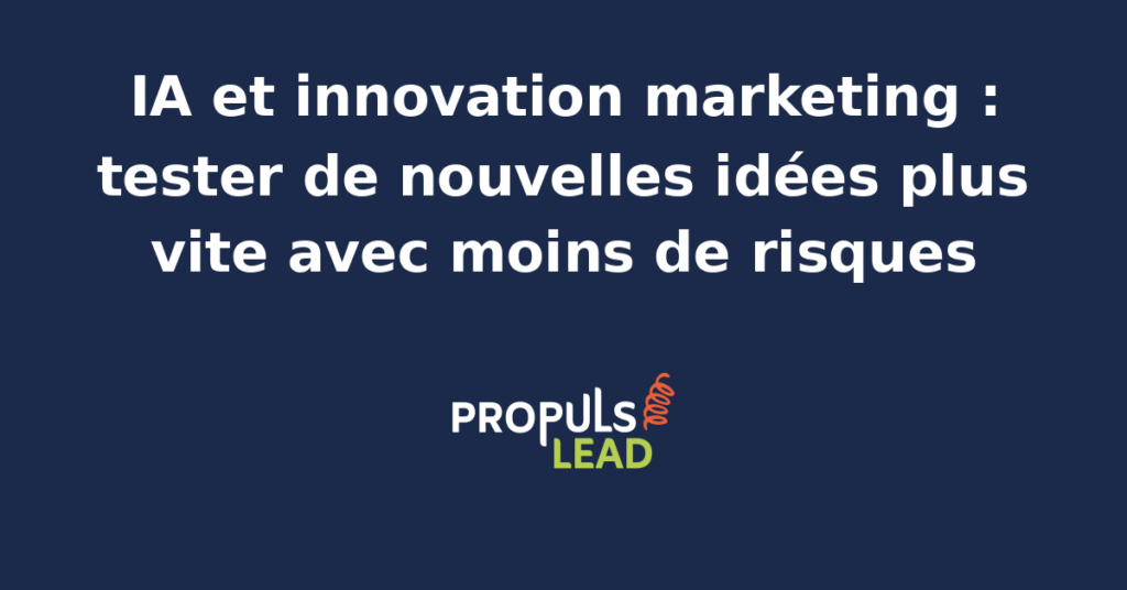 Équipe marketing analysant des données d'innovation accélérée par l'IA sur un écran digital