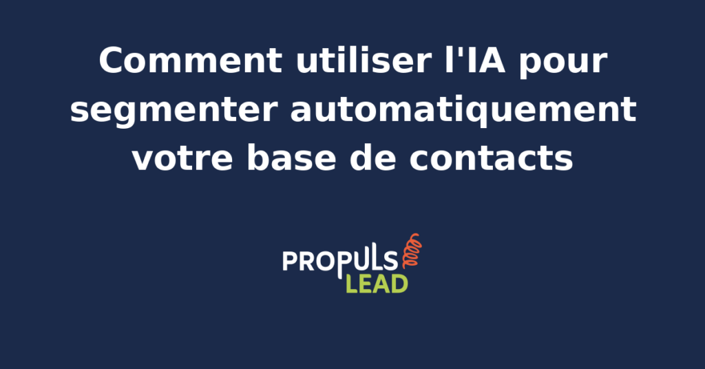 Schéma d'une équipe marketing PME qui s'appuie sur un agent IA segmenteur pour découper sa base de contacts en cohortes pertinentes et alimenter les campagnes ciblées.
