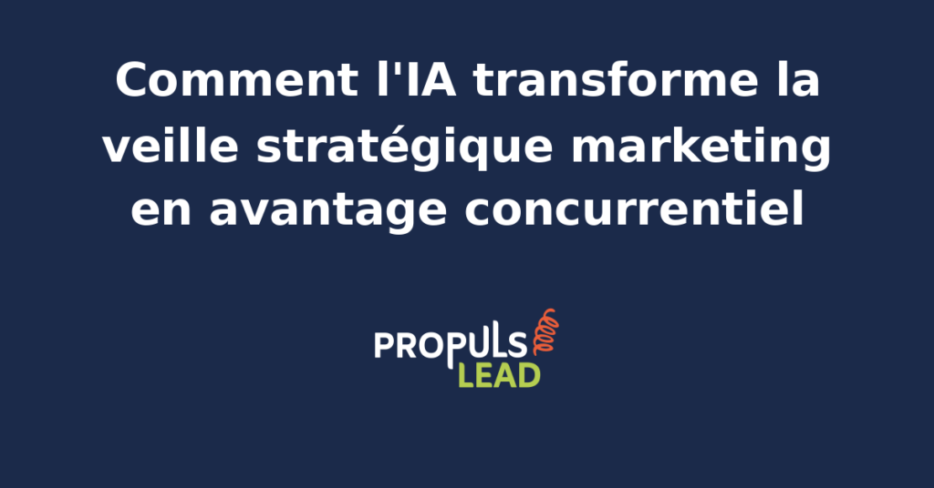 Équipe analysant des données de veille stratégique marketing avec des outils IA sur des écrans tactiles.