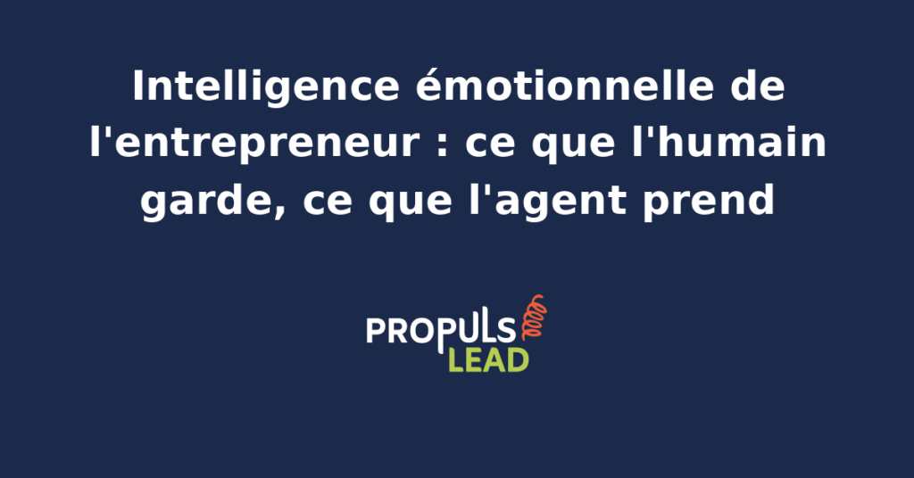 Entrepreneur réfléchissant à l'équilibre entre intelligence émotionnelle humaine et automatisation par agent IA