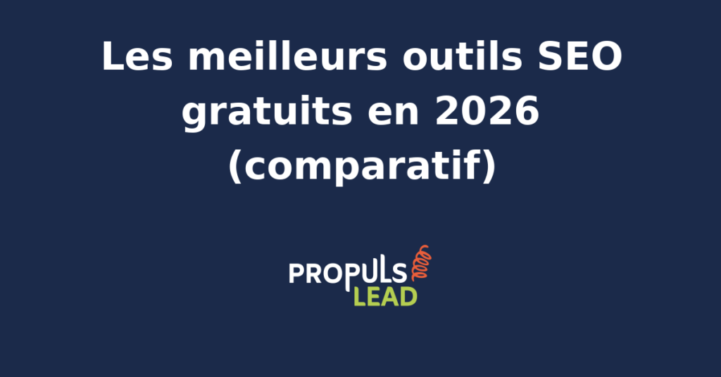 Interface d'outils SEO gratuits en 2026 affichant des données d'analyse de performance et de mots-clés.
