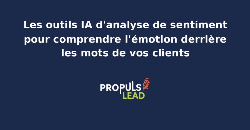 Interface d'analyse de sentiment par intelligence artificielle affichant des émotions détectées dans les avis clients.
