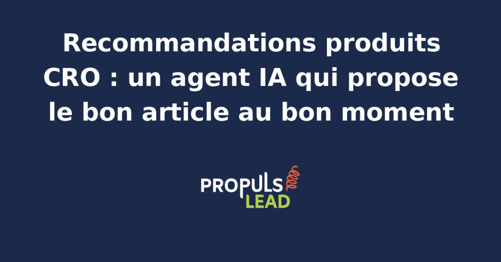Interface d'un agent IA analysant des données de navigation pour afficher des recommandations produits personnalisées en temps réel.