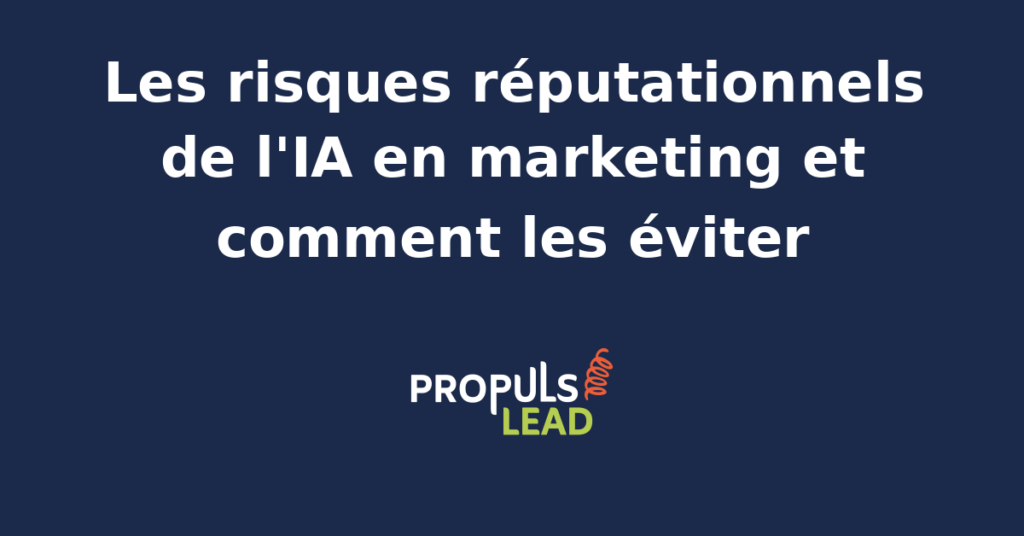 Équipe marketing analysant les risques réputationnels liés à l'utilisation de l'IA dans leurs campagnes.