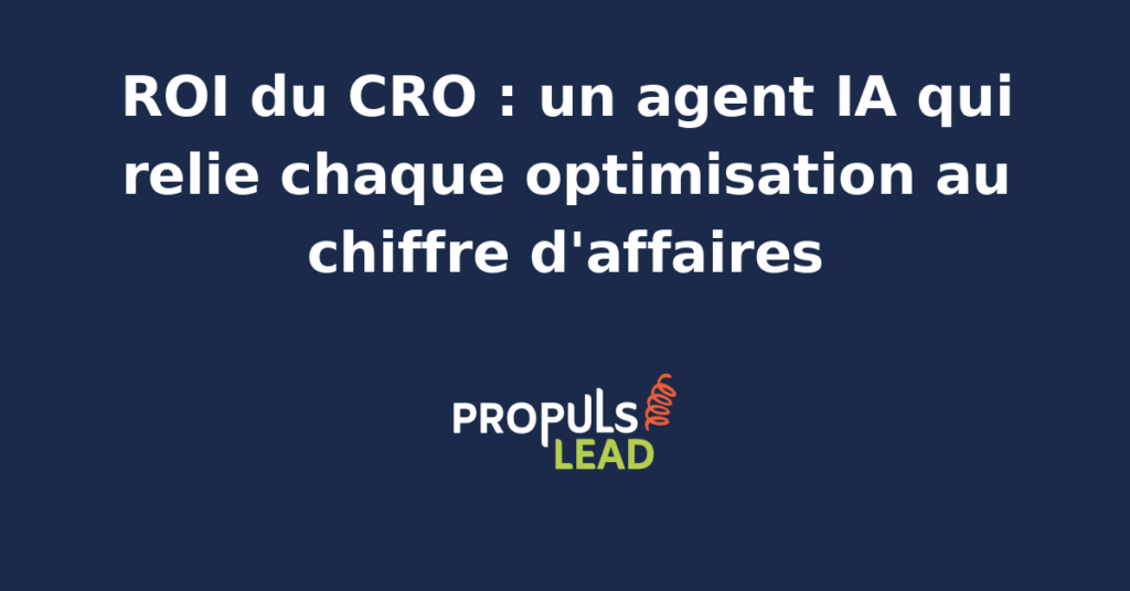 Agent IA analysant des données de conversion pour optimiser le ROI du CRO.