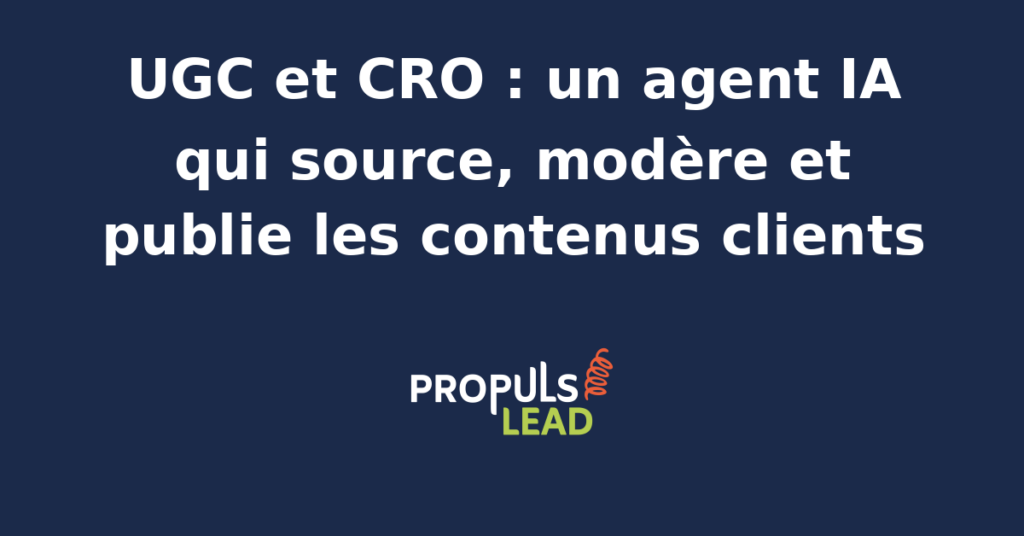 Interface d'un agent IA modérant des avis clients pour optimiser le taux de conversion (CRO)