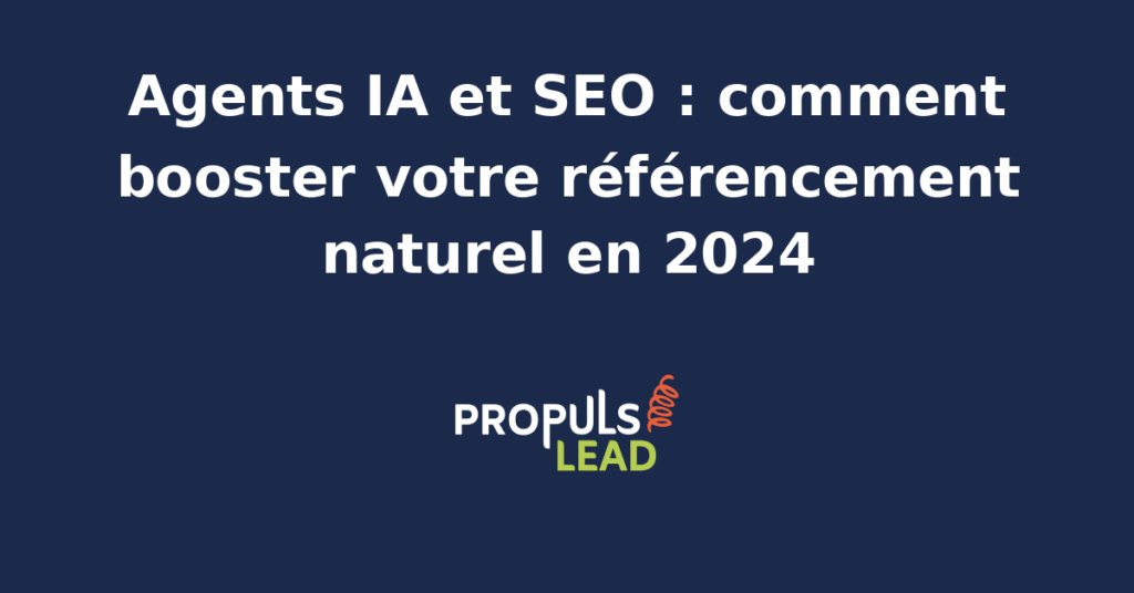 Interface d'un agent IA analysant des données SEO avec des graphiques de performance et des recommandations automatisées.