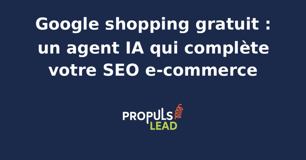 Interface d'un agent IA optimisant un flux Google Shopping pour le SEO e-commerce.