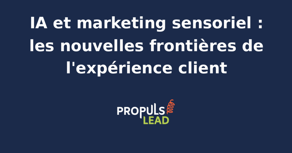 Interface d'IA analysant des données sensorielles pour optimiser une expérience client immersive.