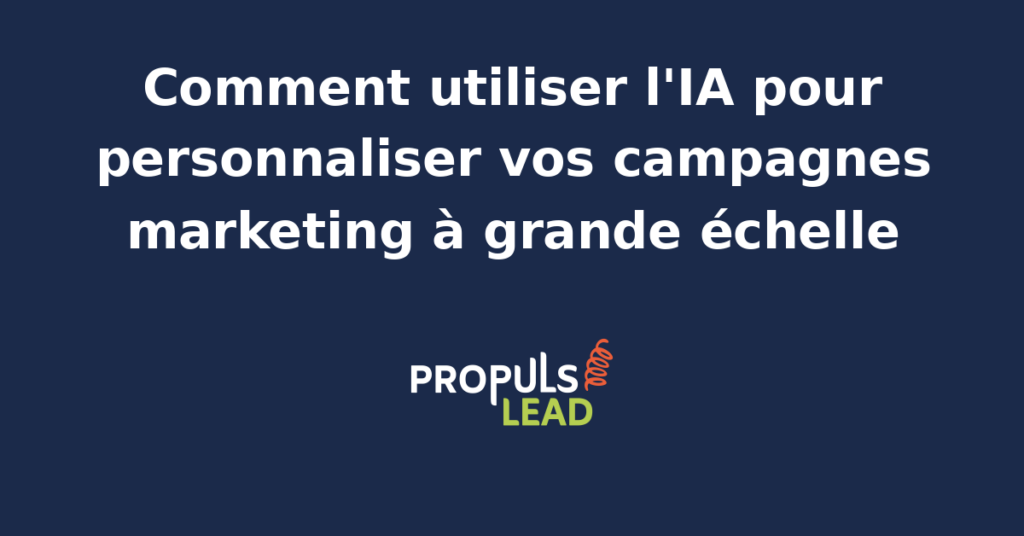 Équipe analysant des données marketing avec des outils d'IA pour personnaliser des campagnes à grande échelle.
