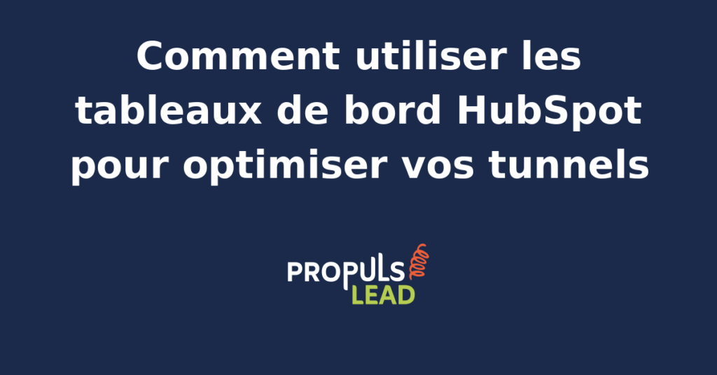Interface HubSpot affichant des tableaux de bord d'optimisation de tunnels de vente avec indicateurs de performance.