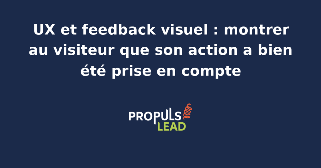 Interface web moderne illustrant un feedback visuel après clic sur un bouton, avec animation et changement de couleur.