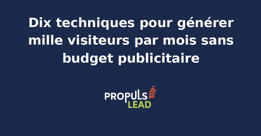 Stratégies SEO et contenu pour générer du trafic organique sans budget publicitaire